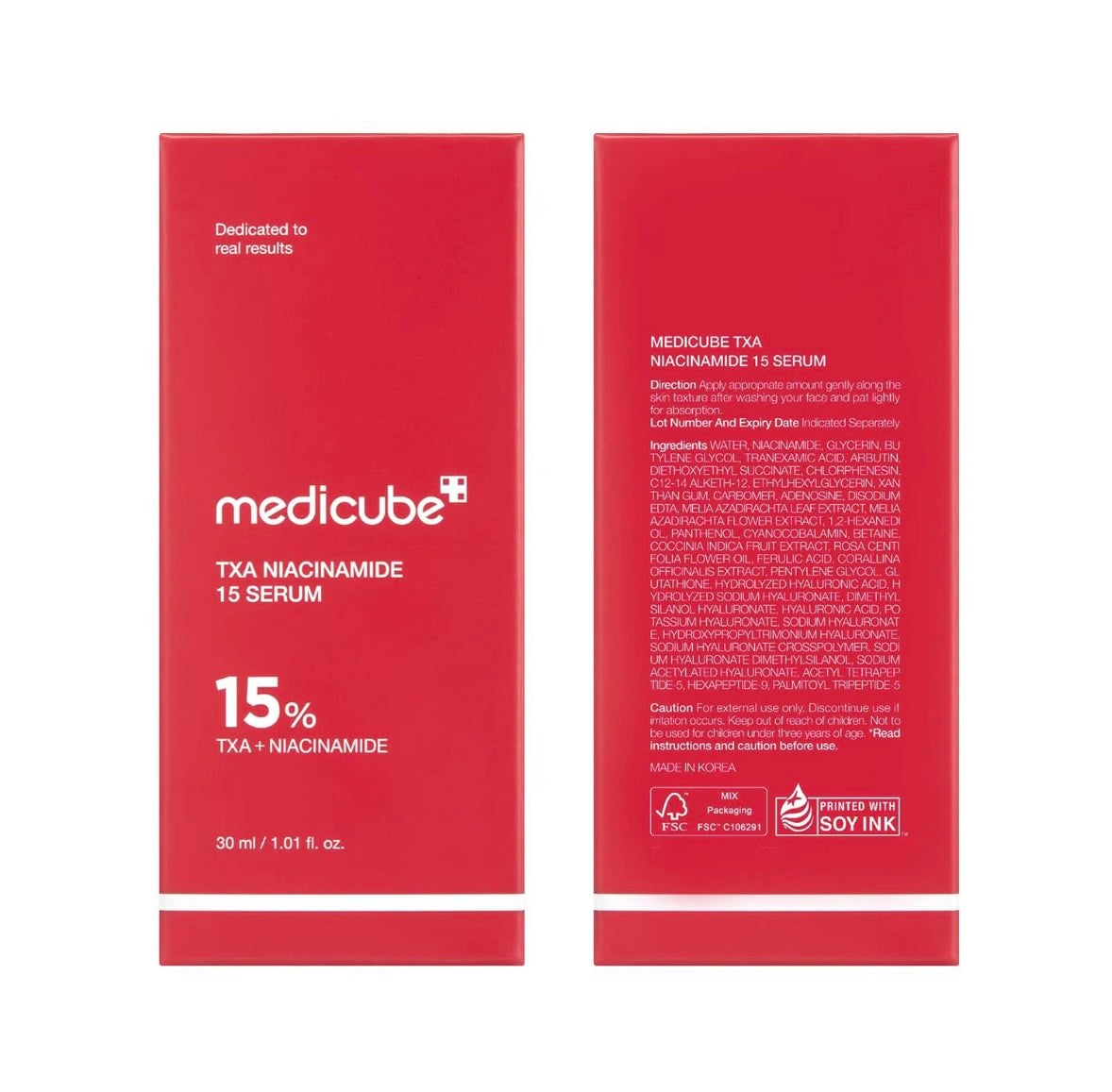 Medicube TXA Niacinamide 15 Serum – Sérum Éclat & Anti-Taches 30 ml