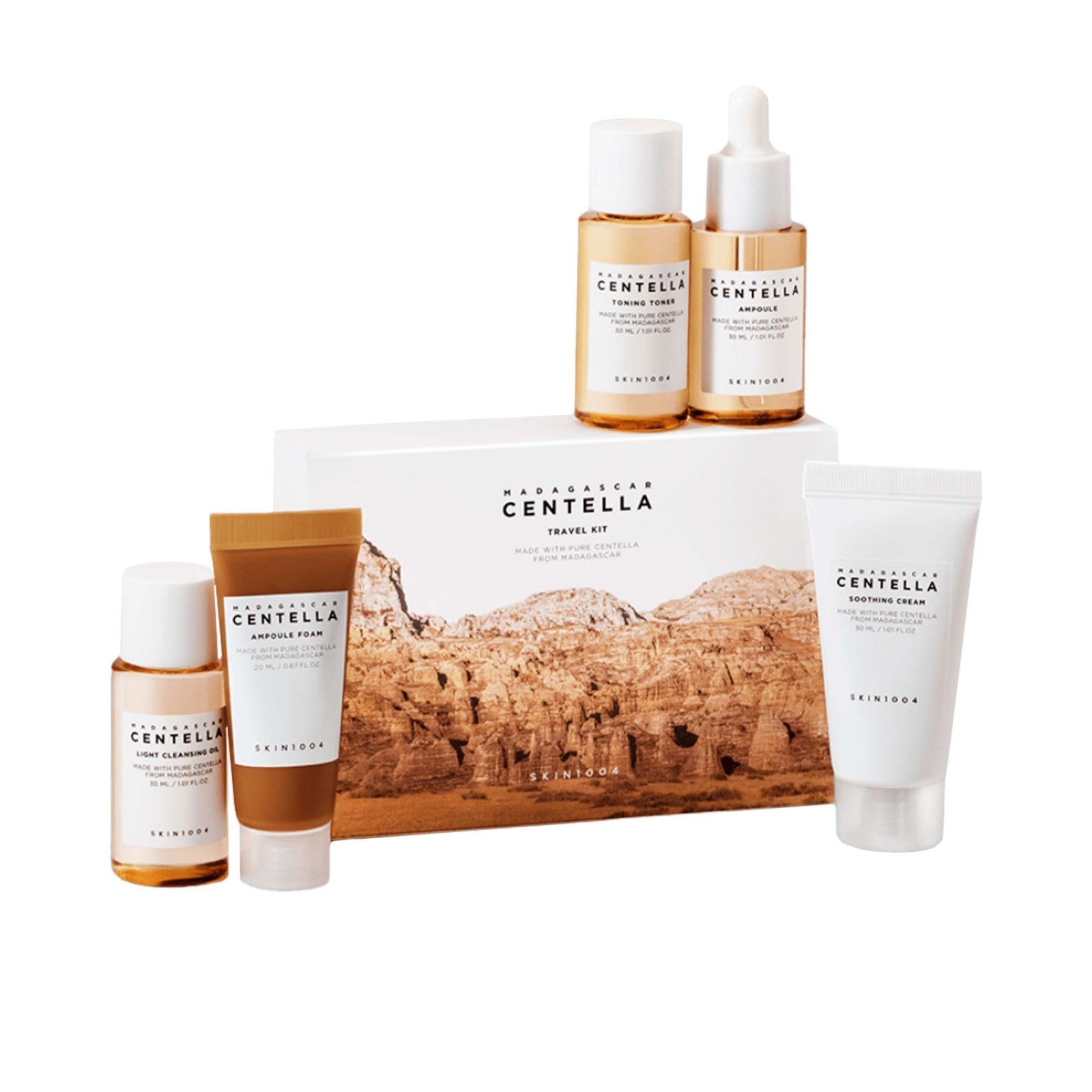 SKIN1004 Madagascar Centella Travel Kit – Coffret Routine 5 Soins