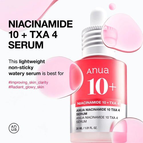 Anua Niacinamide 10 + TXA 4 Serum – Sérum Éclat & Anti-Taches 30 ml