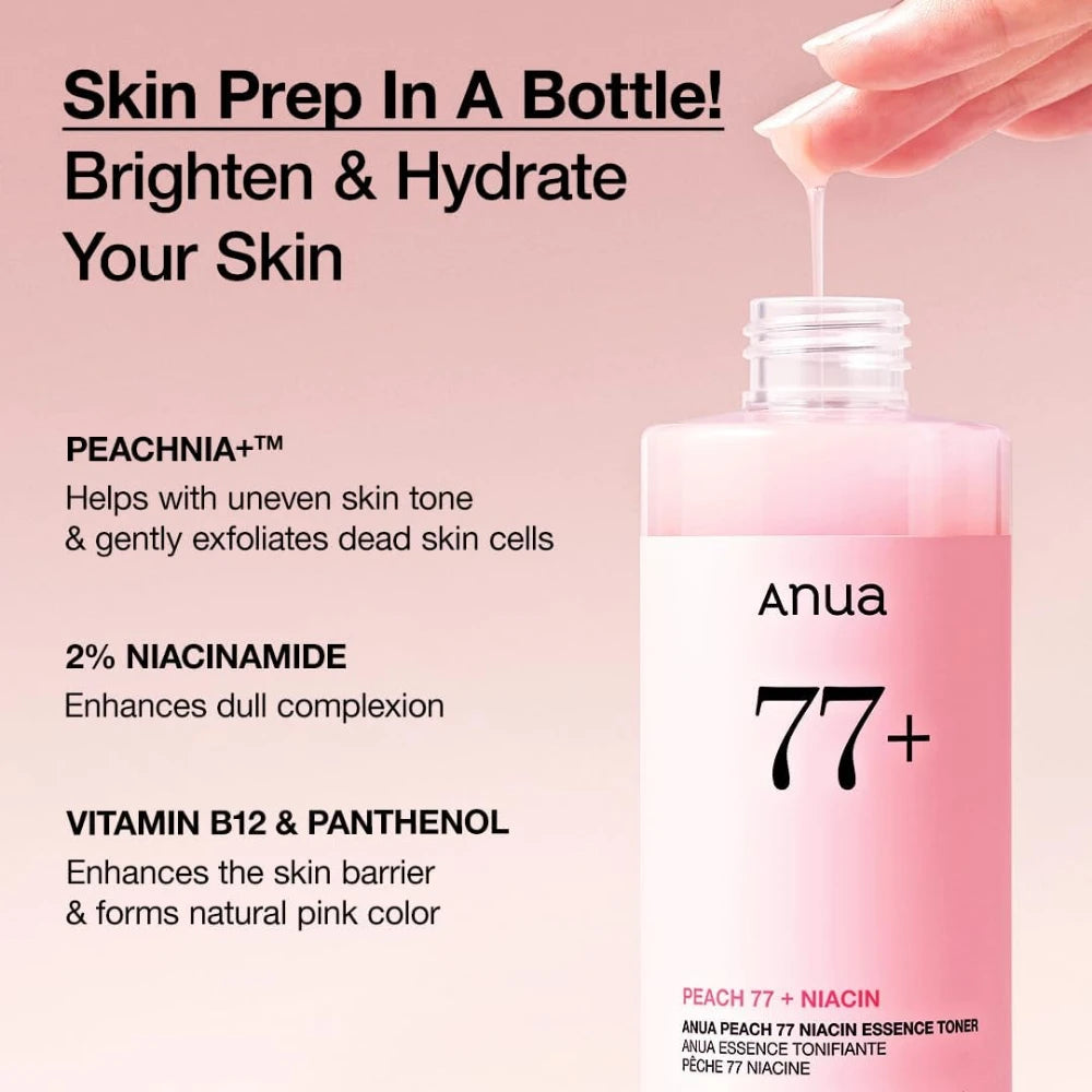Anua Peach 77 Niacin Conditioning Milk – Lait Hydratant Éclat à la Pêche 150 ml