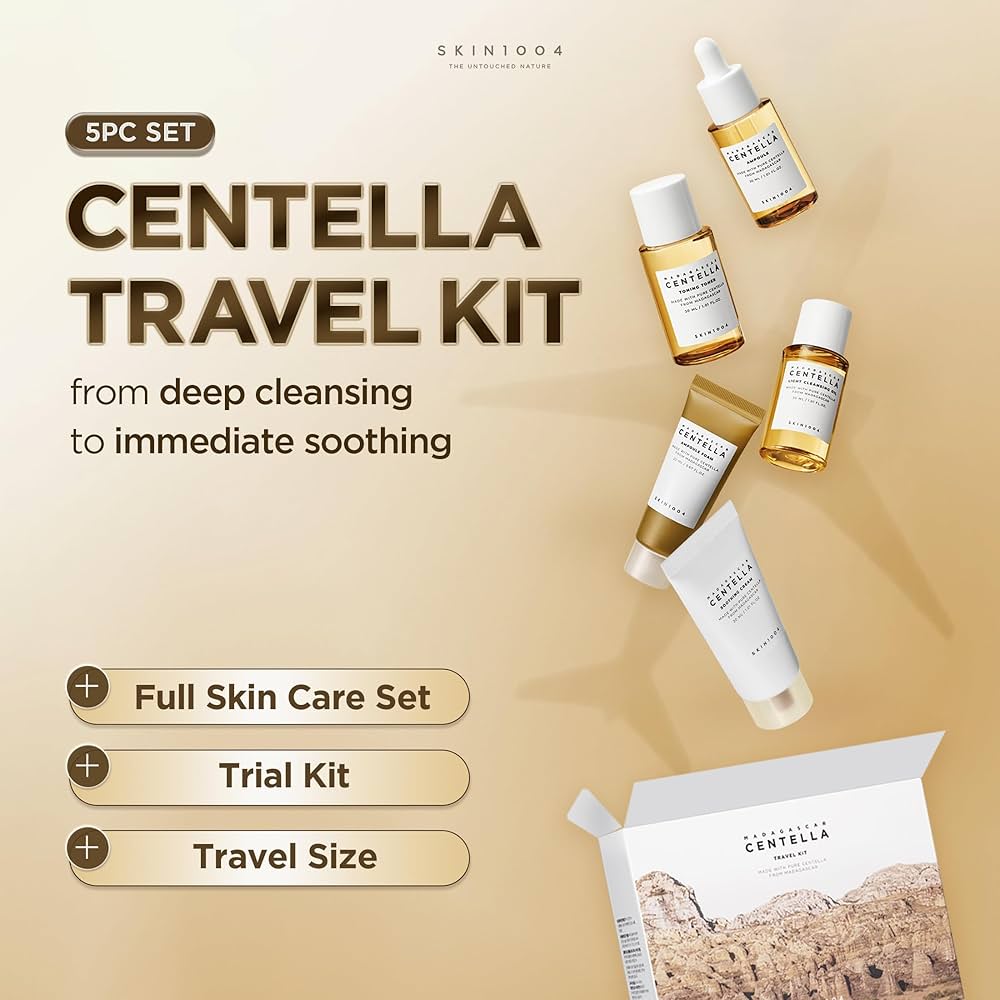 SKIN1004 Madagascar Centella Travel Kit – Coffret Routine 5 Soins