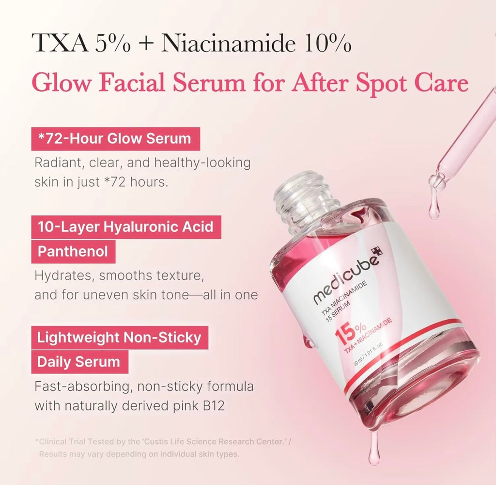 Medicube TXA Niacinamide 15 Serum – Sérum Éclat & Anti-Taches 30 ml