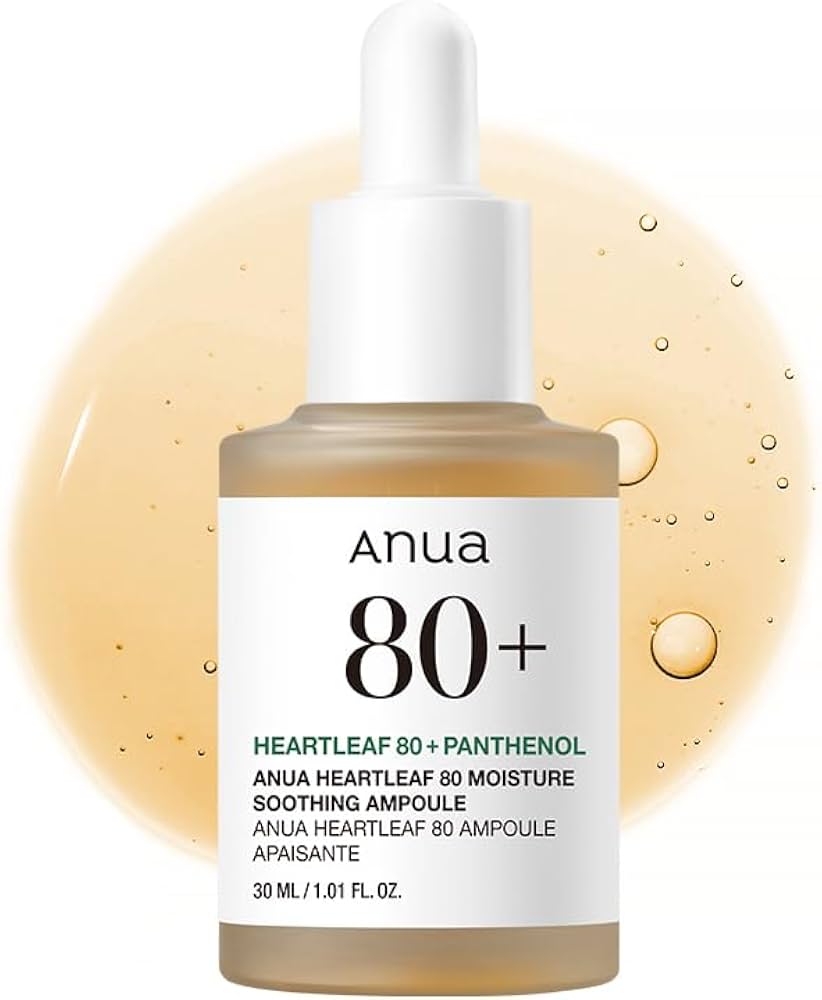 Anua Heartleaf 80 Moisture Soothing Ampoule – Ampoule Apaisante & Hydratante 30 ml